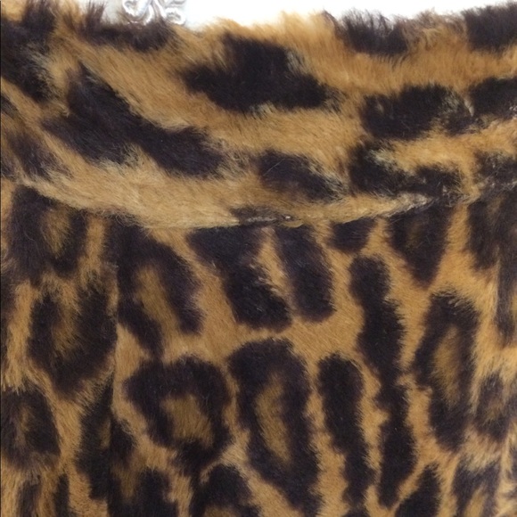 Adrienne Landau faux fur pencil skirt leopard 6 - Picture 4 of 7
